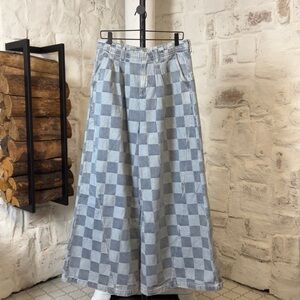 Bibi | Remy Checkered Denim Pants